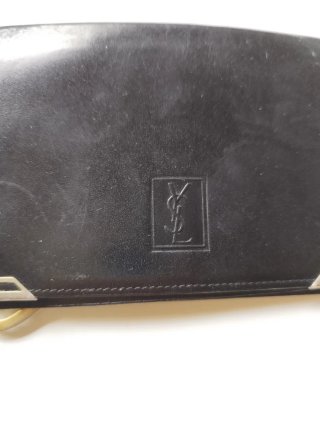 Portafogli YSL fermasoldi vintage pelle nera