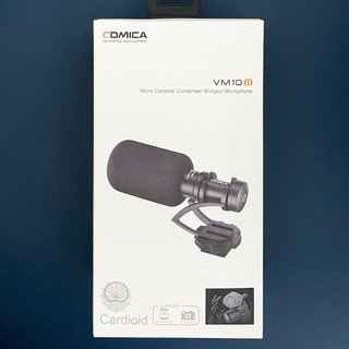 Micrófono shotgun para cámara y smartphone