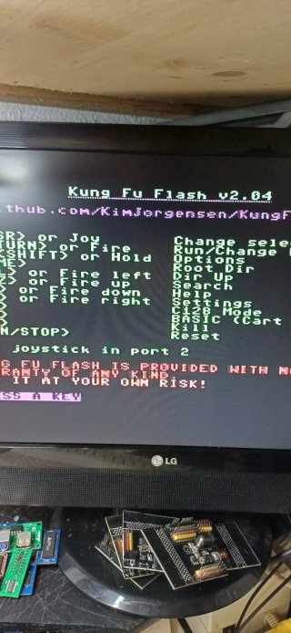 Cartuccia Kung Fu Flash 2 per Commodore 64
