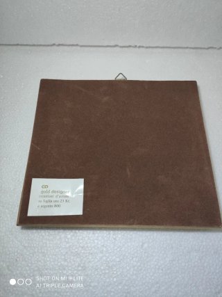 Quadro vintage con cornice in legno