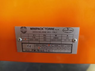 Envolvedora Minipack-Torre FM 76 SC