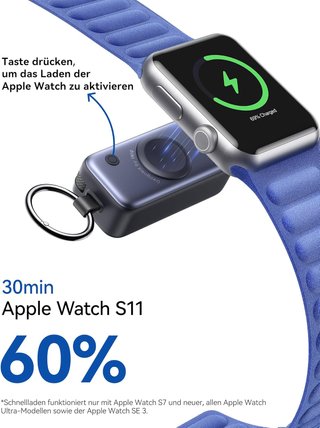 Batería Ext APPLE WATCH INIU 5000mAh Azul NUEVA