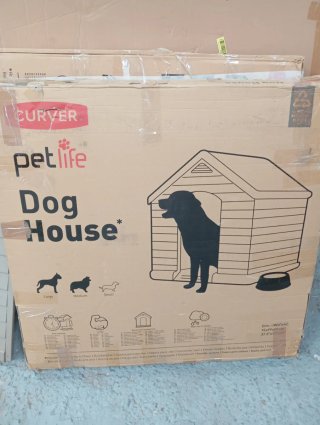 Dos Casetas de Perro Exterior de Resina para grand