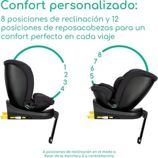 - Bebeconfort silla coche giratoria segura