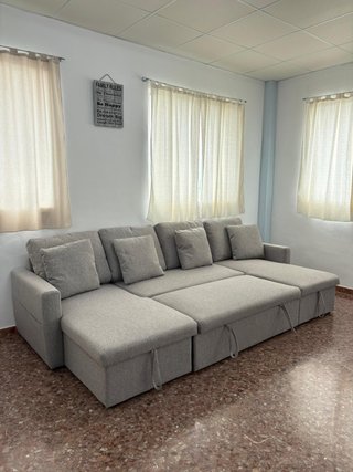 Sofá Cama Gris Nuevo - Envio gratis