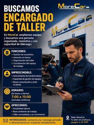 encargado taller