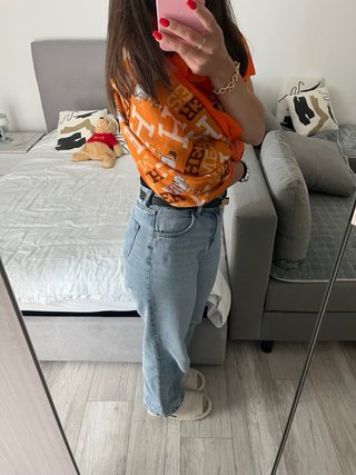 Foulard Hermès Arancione