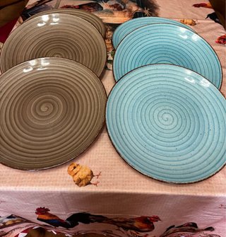 Set 6 Piatti Piani GÜRAL 30cm Spiral