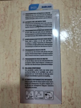 Programador riego Claber 8425 Pratico