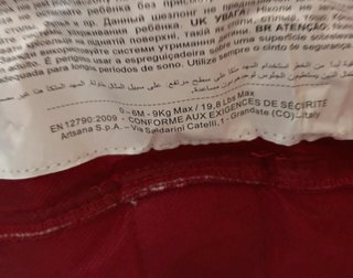 Sdraietta Chicco rossa