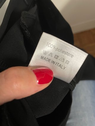 Pantaloni neri larghi Miss Blumarine XS