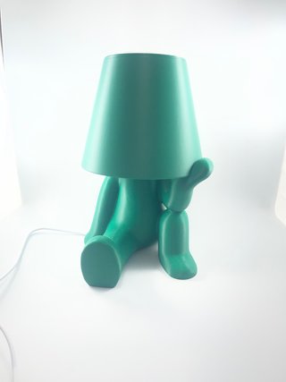 Lampada LED design personaggio verde