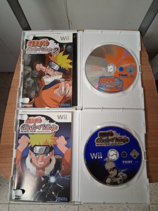 Juegos Wii Naruto Clash of Ninja 1 y 2