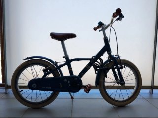 Bici infantil Decathlon azul estilo vintage