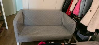 Sofá 2 plazas Ikea gris