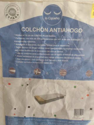 Colchón cuna de viaje