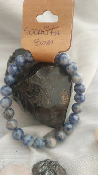 Pulsera Sodalita Natural 8mm