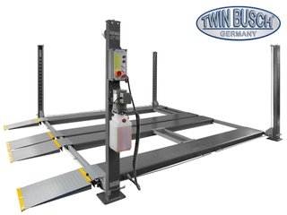 Elevador parking 4 columnas doble
