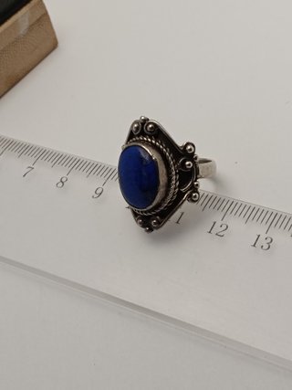 Anillo Vintage Plata 925 y Lapislázuli