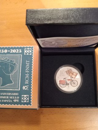 Moneda 10€ Plata FNMT V Centenario .