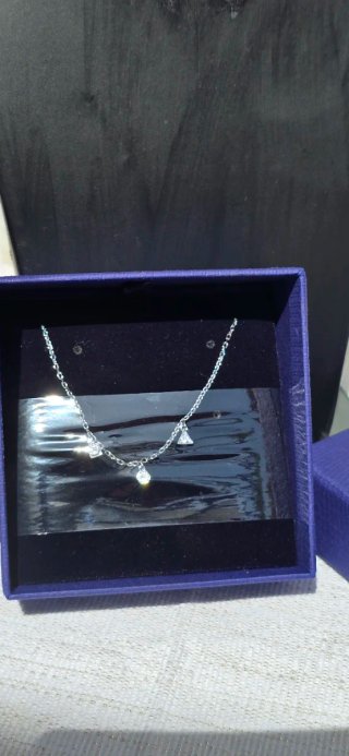 Collar Swarovski Trio Plata