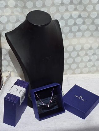 Collar Swarovski Trio Plata