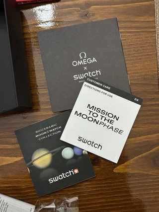 Swatch x Omega Mission To Moonphase Nero