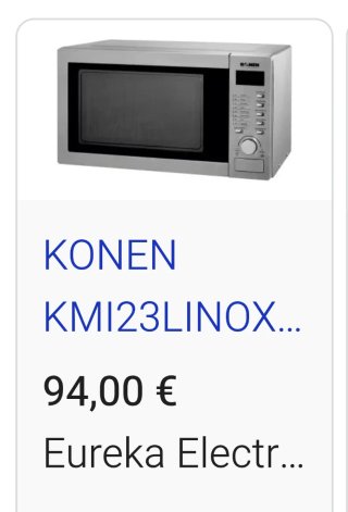 Microondas Digital KÖNEN