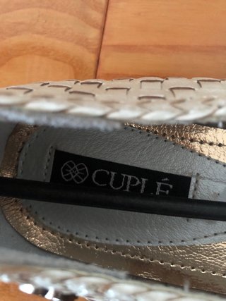 Zapatos Cuplé Bailarinas Talla 37 Plata