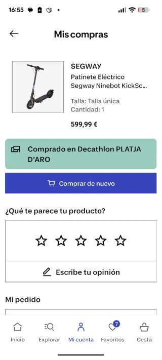 Patinete Eléctrico Segway Ninebot
