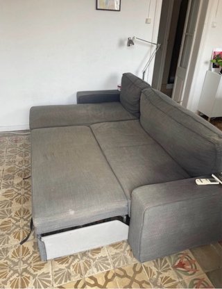 Sofá modular gris 3 plazas Ikea