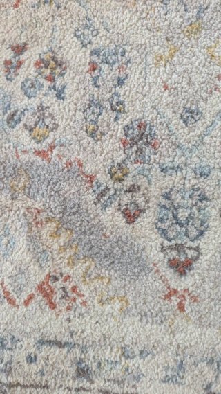 Alfombra salón pelo corto gris multicolor