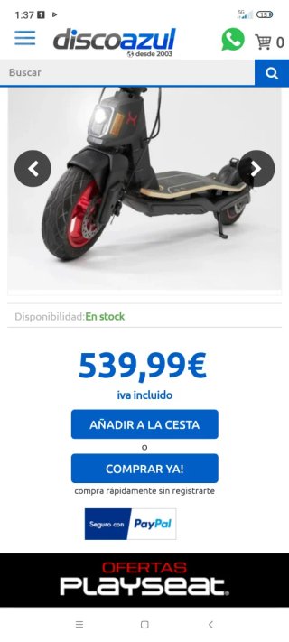 Patinete eléctrico cecotec