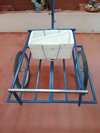 Carro de pesca desmontable.