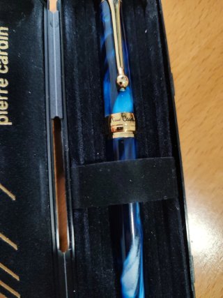 Bolígrafo Pierre Cardin Azul y Dorado