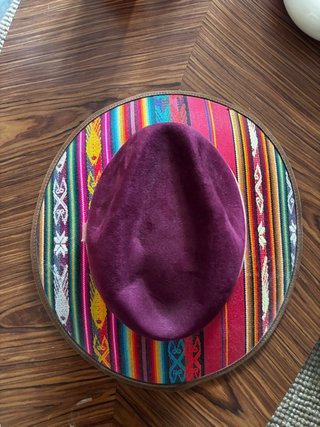 Sombrero artesanal étnico boho multicolor