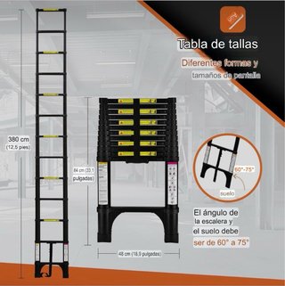 Escalera Telescópica HBTower 3.8m