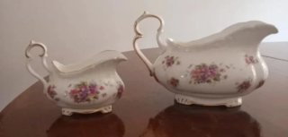 Salseras Royal Albert porcelana floral