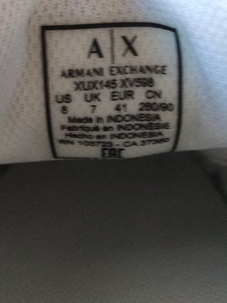 Zapatillas Armani Exchange Talla 41