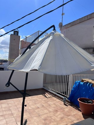 Sombrilla Terraza Beige 300cm