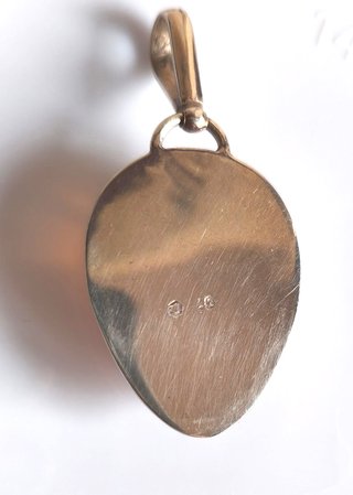 Colgante arte Ámbar , plata