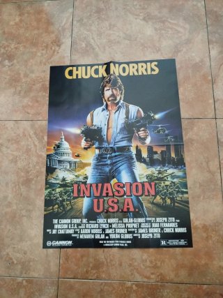 Póster Película Invasión U.S.A. Chuck Norris