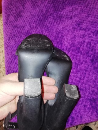 Zapatos de tacón ante negro