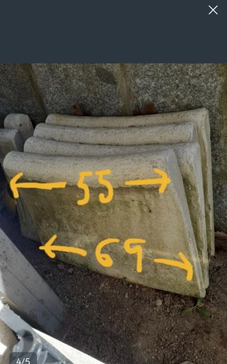 Piedras coronación piscina 90x55