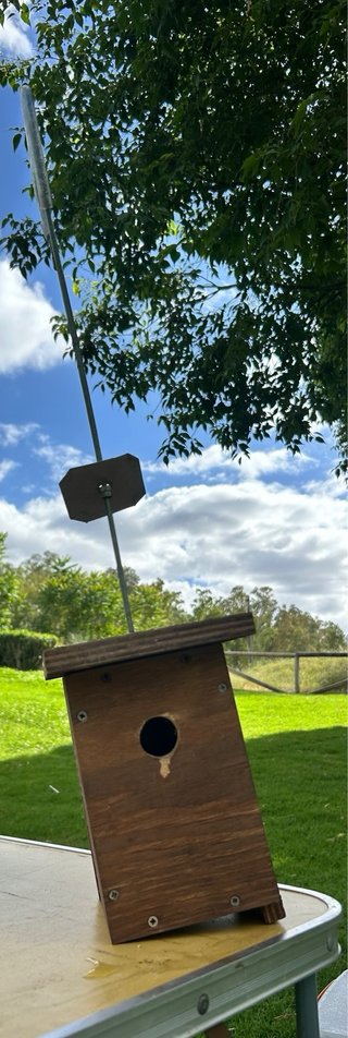 Casa de madera para pájaros