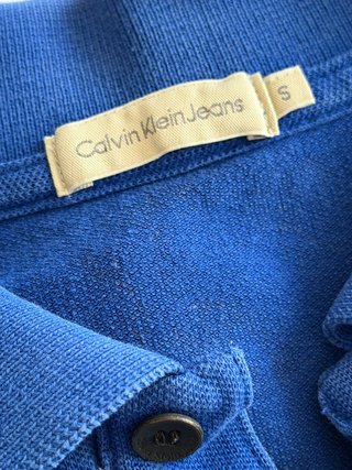 Polo Calvin Klein Jeans Azul Cobalto Tam. S