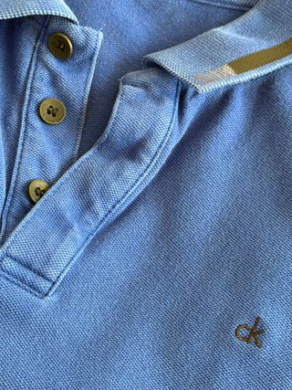 Polo Calvin Klein Jeans Azul Cobalto Tam. S