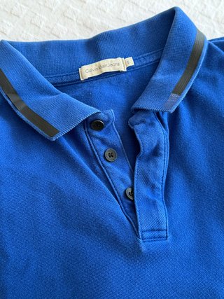 Polo Calvin Klein Jeans Azul Cobalto Tam. S