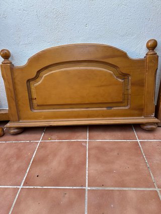 Dormitorio madera provenzal 90x190