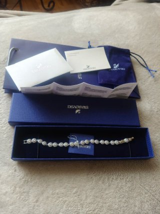 Pulsera Swarovski Angelic Plata
